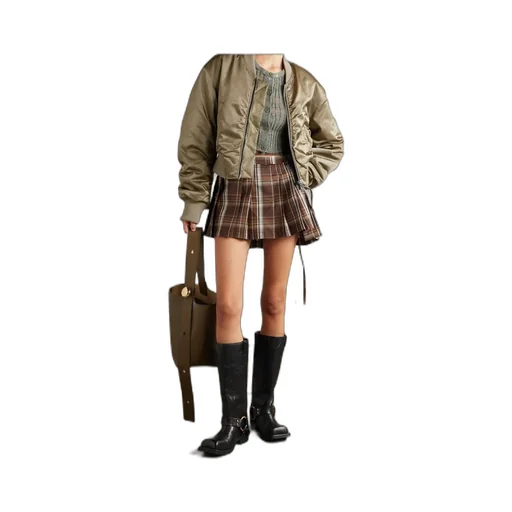 Zippered Long Sleeve Casual Jacket