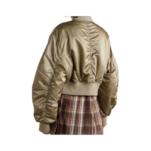 Zippered Long Sleeve Casual Jacket