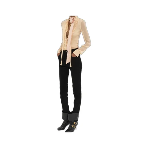 Belt-Loop Casual Pants