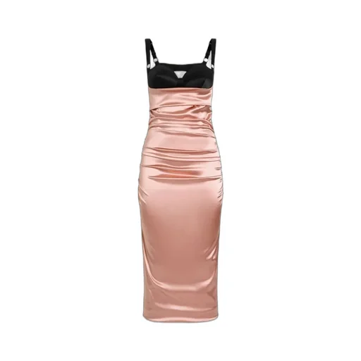 Gathered Midi Dress