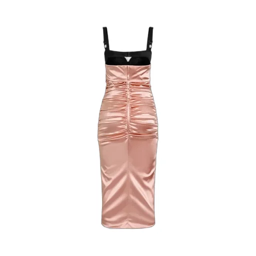 Gathered Midi Dress