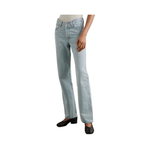 High Waist Straight Jeans
