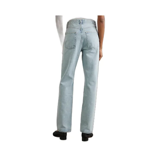 High Waist Straight Jeans