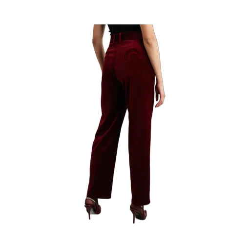 Pleated Straight-Leg Pants