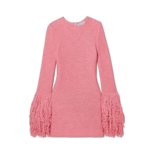 Long Sleeve Tassel Dress
