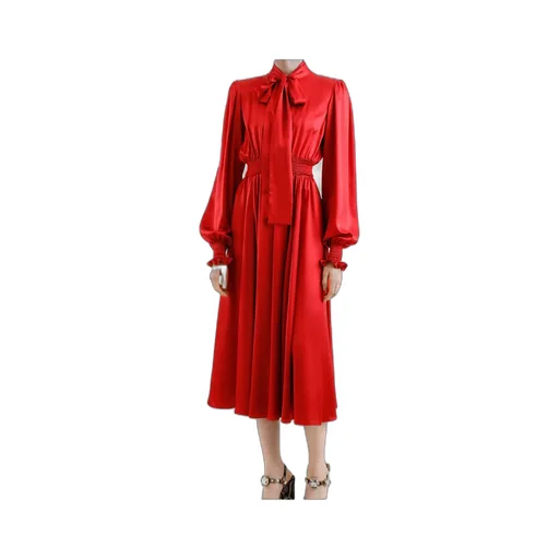 Silk Midi Dress