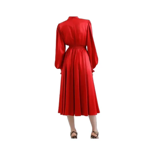 Silk Midi Dress