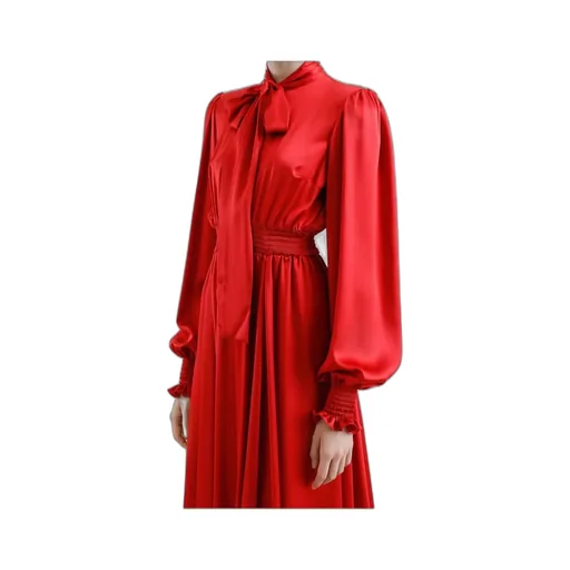 Silk Midi Dress