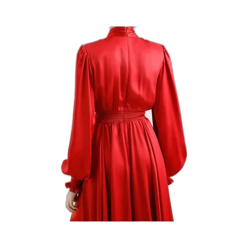 Silk Midi Dress