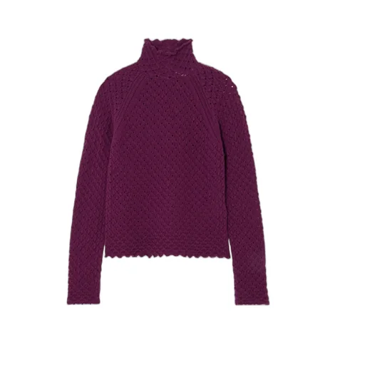 Twisted Turtleneck Sweater