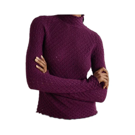 Twisted Turtleneck Sweater
