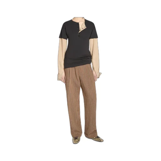 Contrast-Sleeves T-Shirt