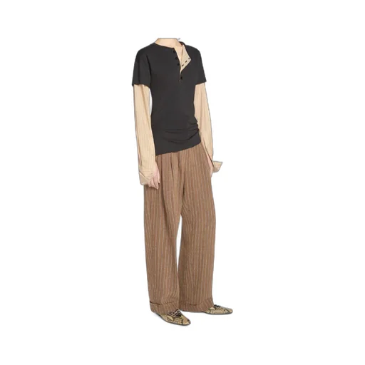 Contrast-Sleeves T-Shirt