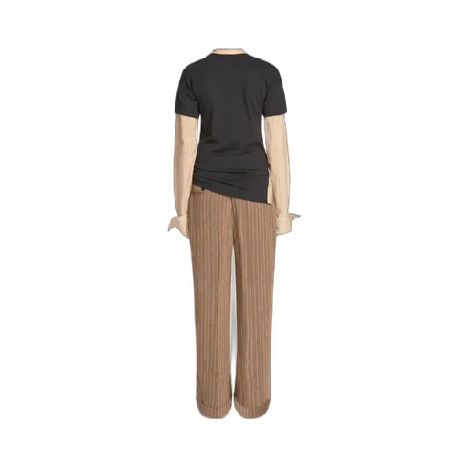 Contrast-Sleeves T-Shirt