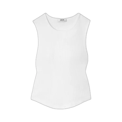 Nova Ribbed Stretch Blend Short Tank Vest