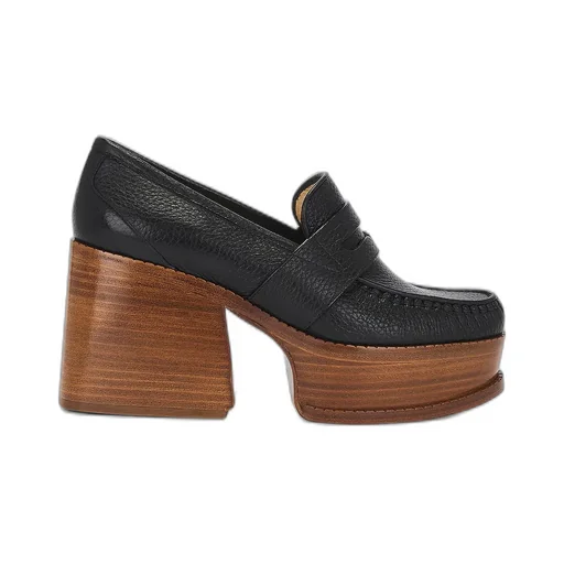 Thick-Soled Loafers