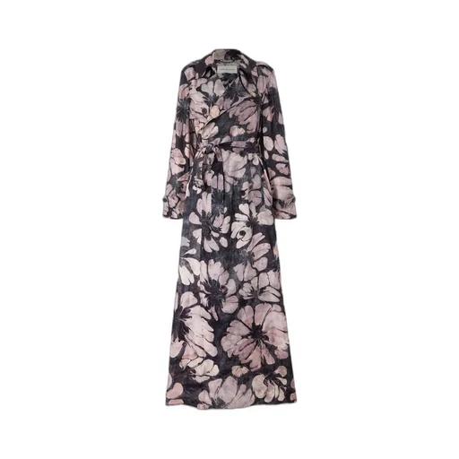 Floral Trench Coat