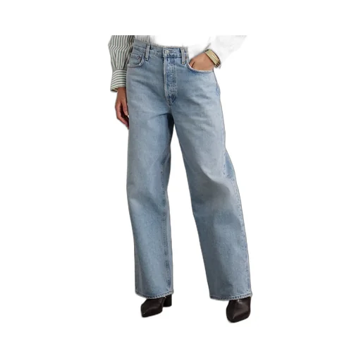 Denim Trousers With Belt Loops