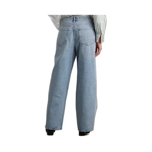 Denim Trousers With Belt Loops