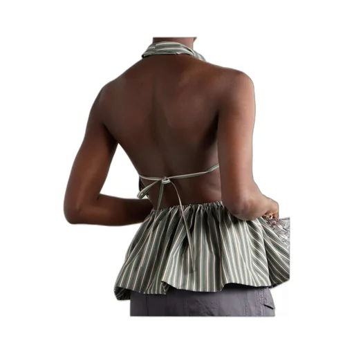Striped Halter Top
