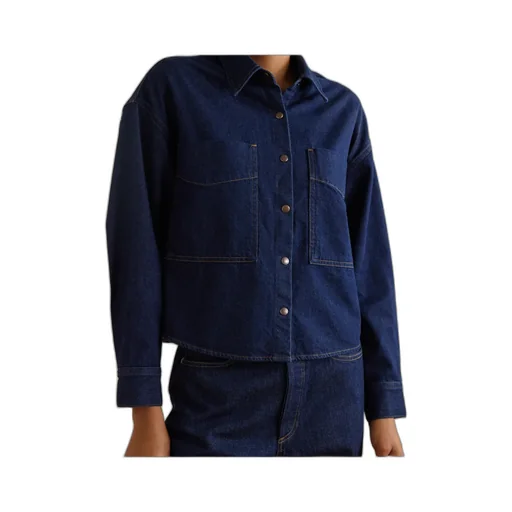 Snap Button Denim Shirt