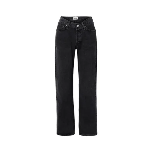 High Waist Straight Jeans