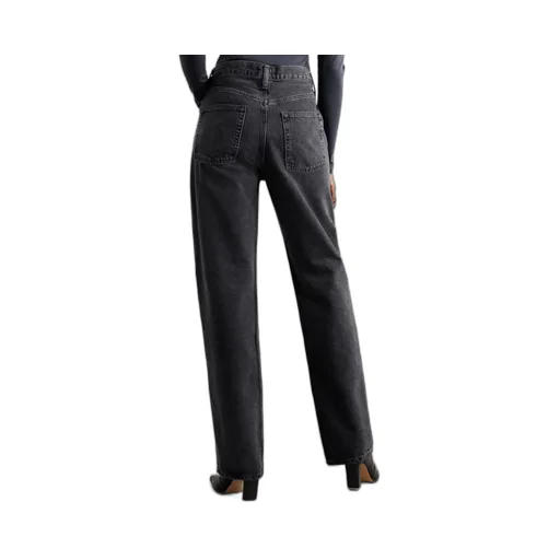 High Waist Straight Jeans
