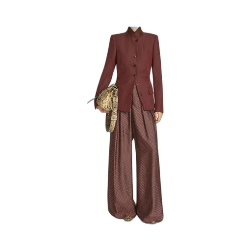 Long-Sleeved Suit Jacket