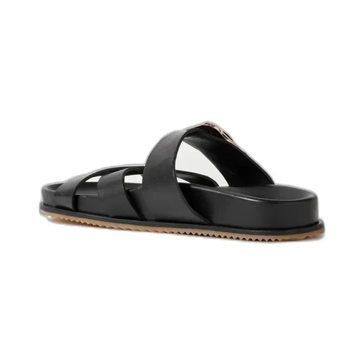 Circe Leather Slides