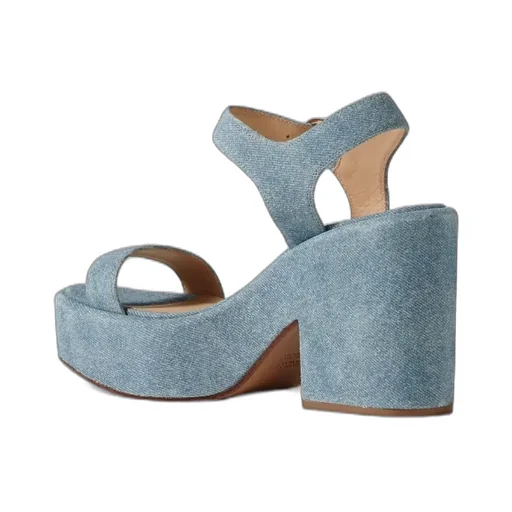 Round Toe High Heel Sandals