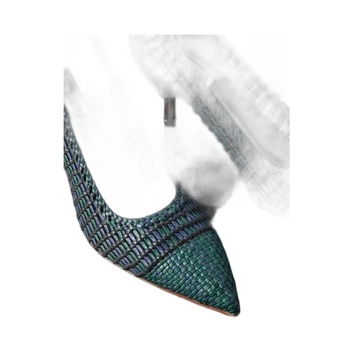 Andres Woven Leather Pumps