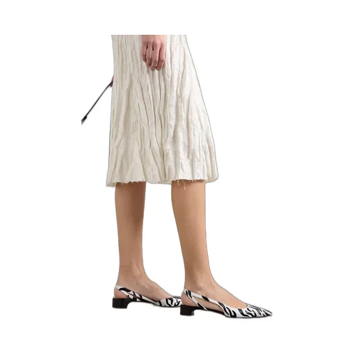 Delia AppliquÉD Leather Slingback Pumps