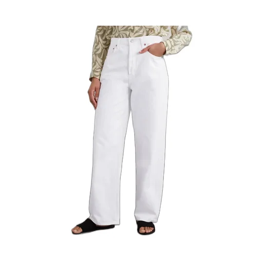 Denim Trousers With Belt Loops