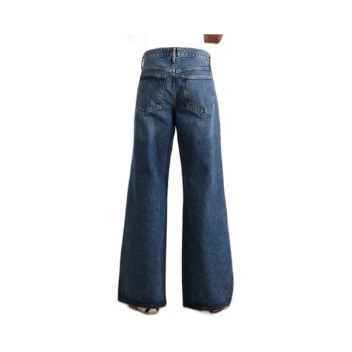 Wide-Leg Denim Trousers