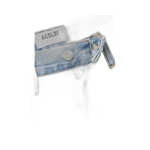 High Waist Denim Trousers