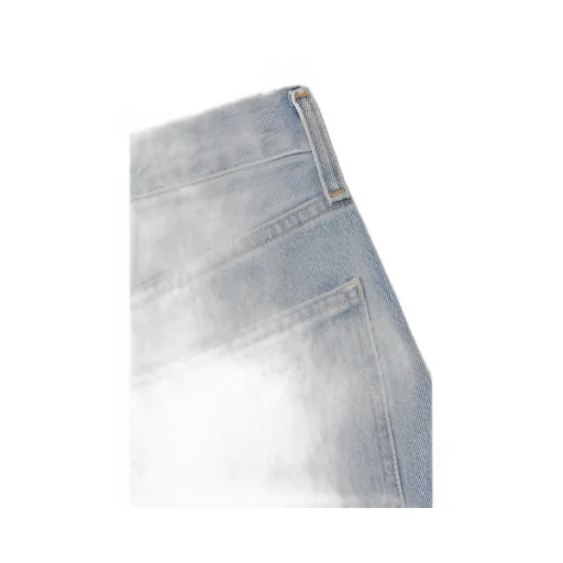 High Waist Denim Trousers