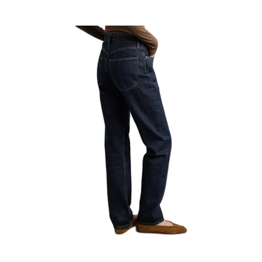 High Waist Straight Jeans
