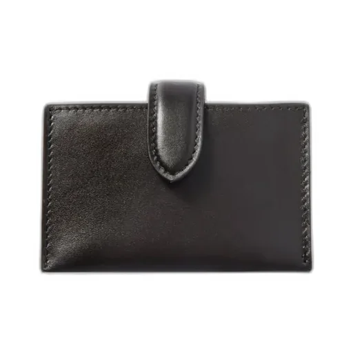 Logo-Debossed Leather Cardholder