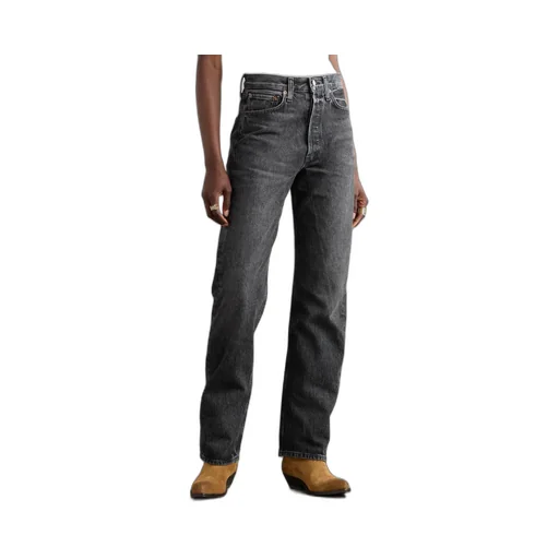 High Waist Straight Jeans
