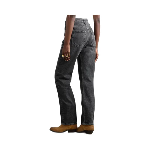 High Waist Straight Jeans