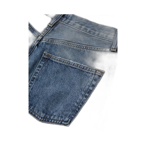 High Waist Straight Jeans