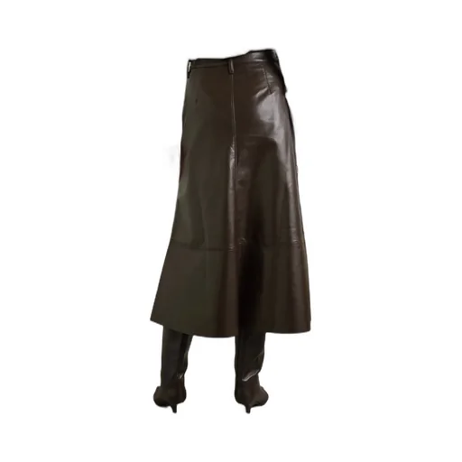 Belt Loop Midi Skirt