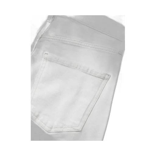 High-Waist Wide-Leg Denim Trousers