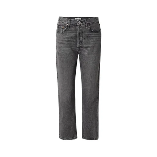 High Waist Straight Jeans