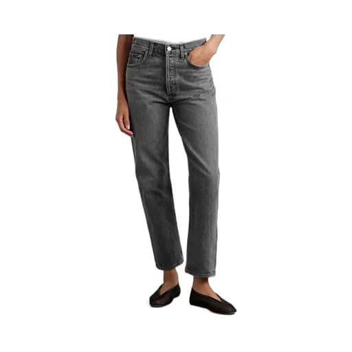 High Waist Straight Jeans