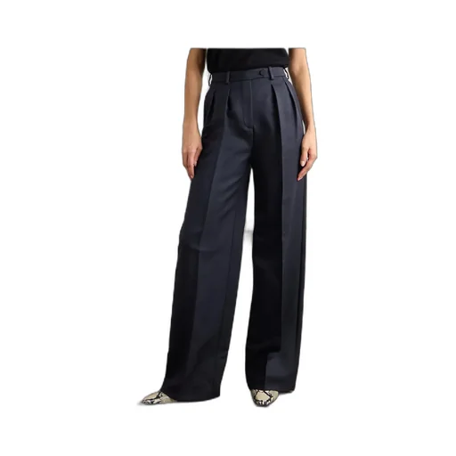 Devin Pleated Wide-Leg Pants