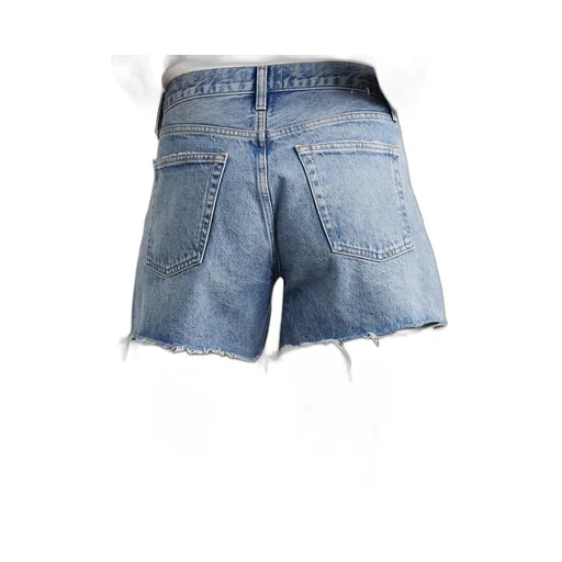 Ripped Denim Shorts