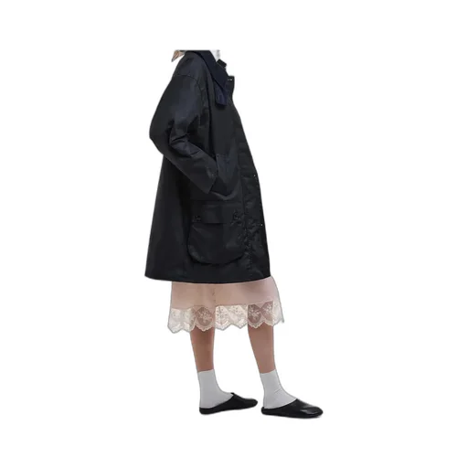 Barbour The Edit By Alexa Loren Oversized Waxed Jacket