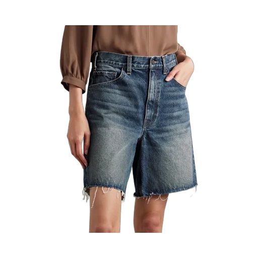 Russel Raw Edge Denim Shorts