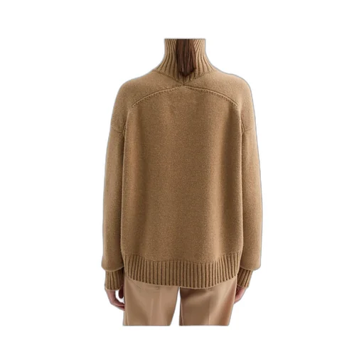 Cashmere Blend High-Neck Sweater